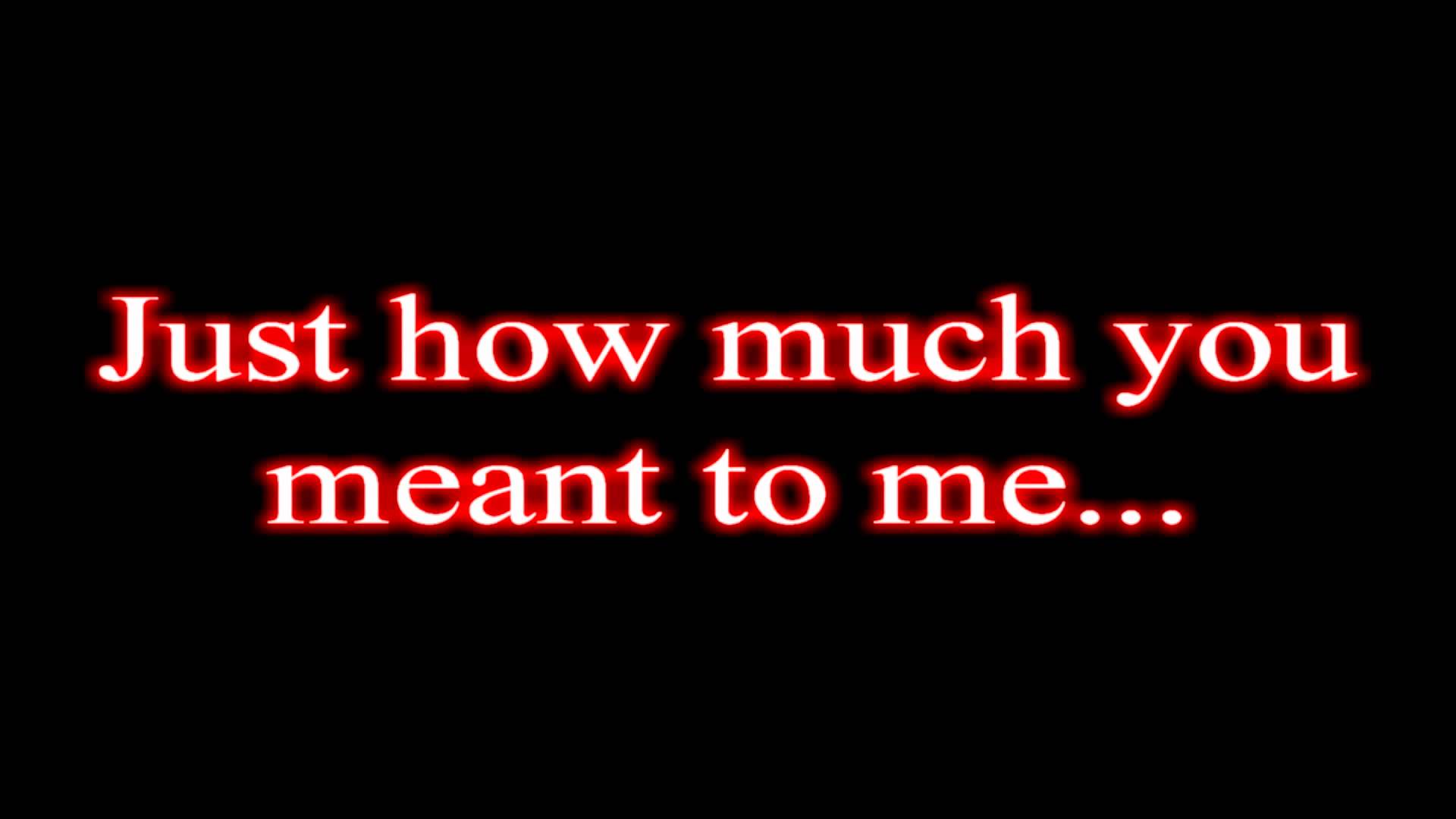 A sad story about love, friendship and heartbreak song is let you