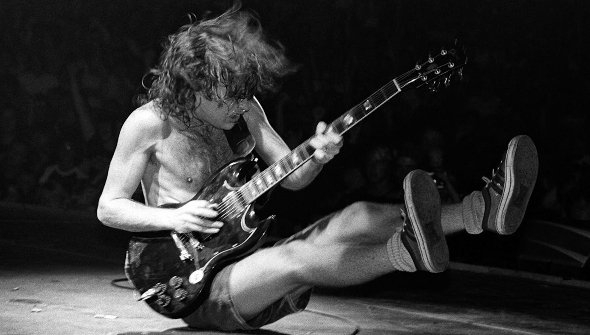 Image result for angus young duck walk