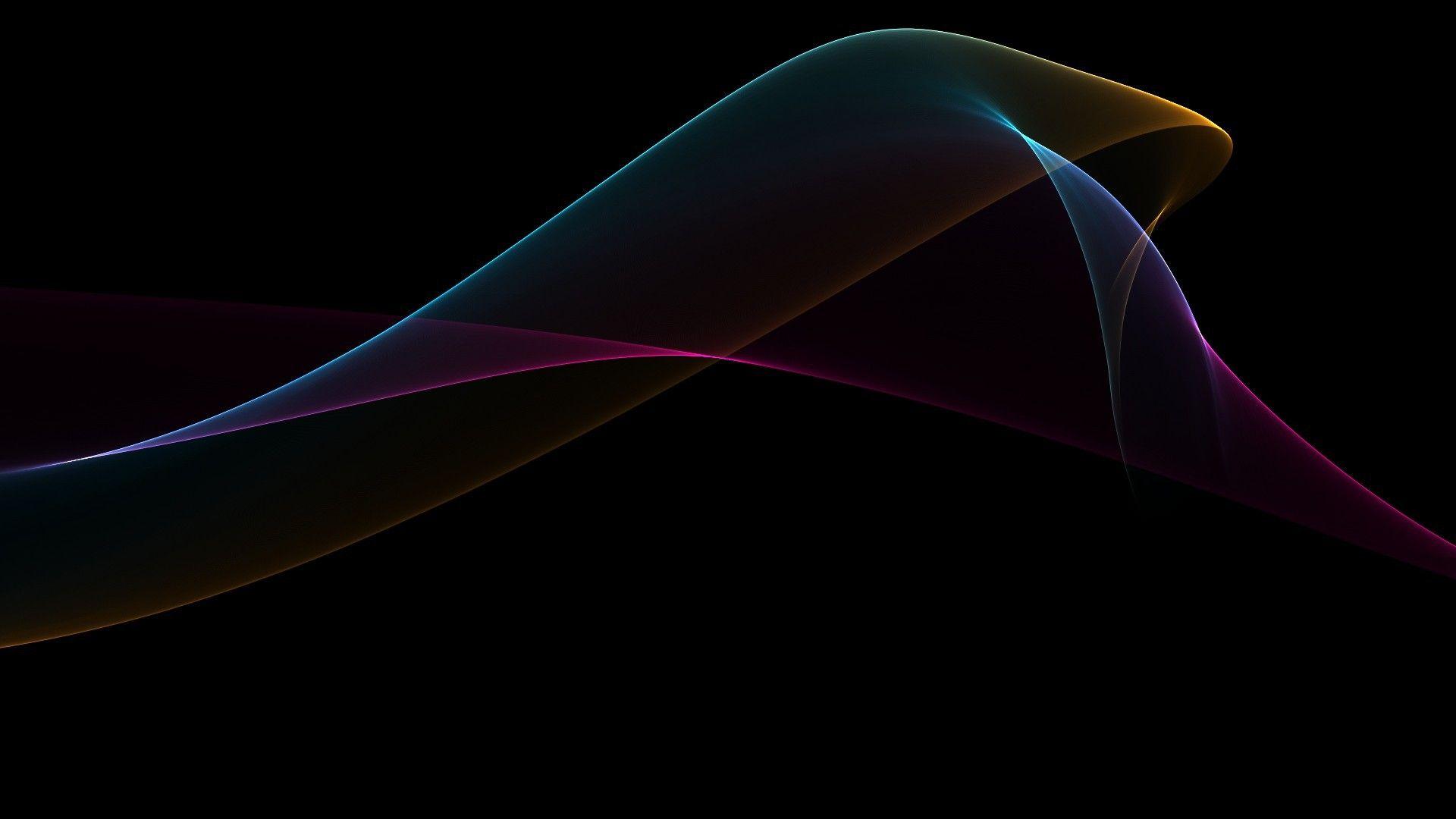 Colorful abstraction on black wallpaper wallpaper and image