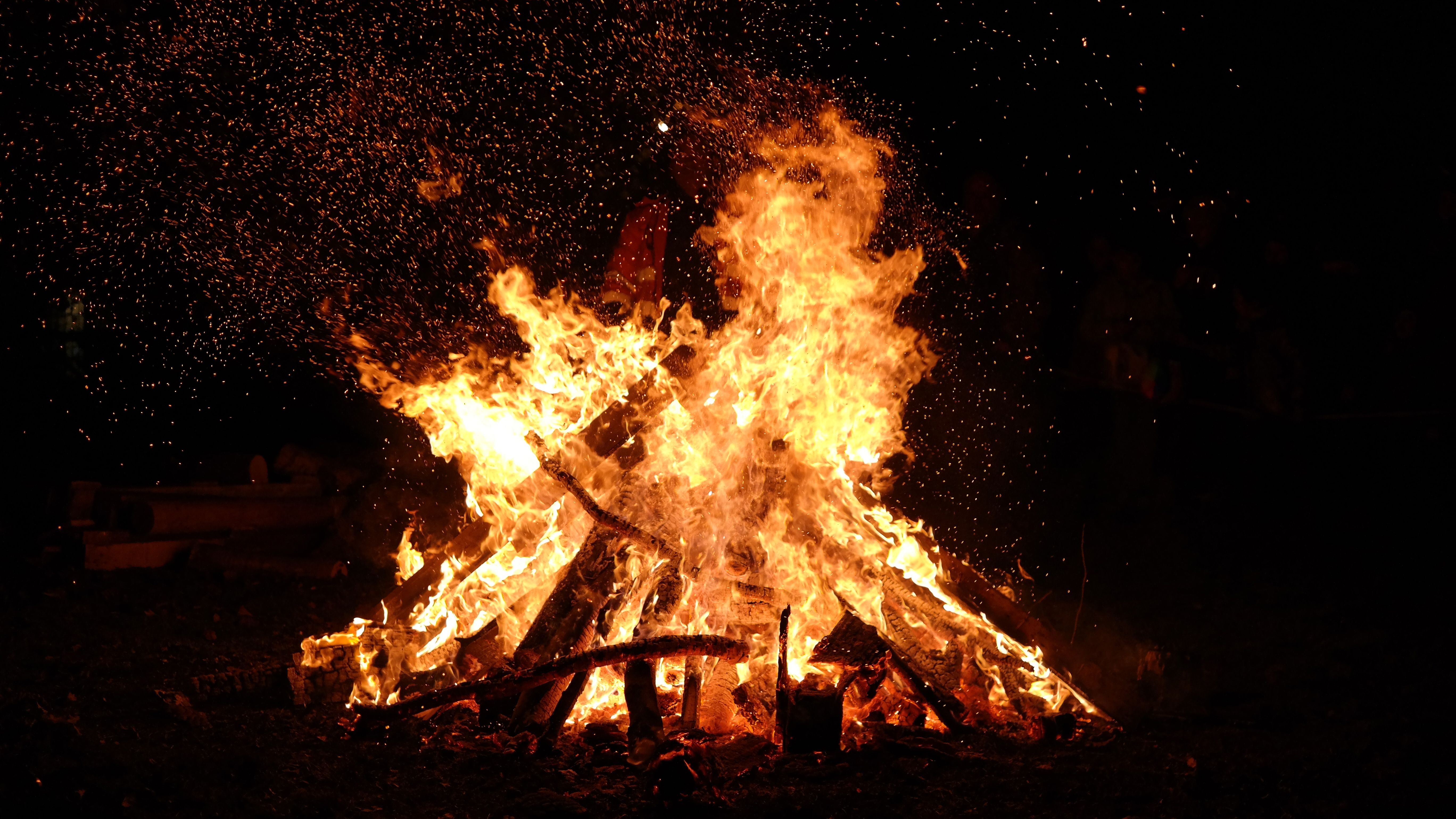 Bonfire, HD Nature, 4k Wallpaper, Image, Background, Photo