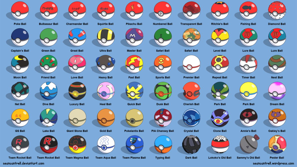 All Poke Balls