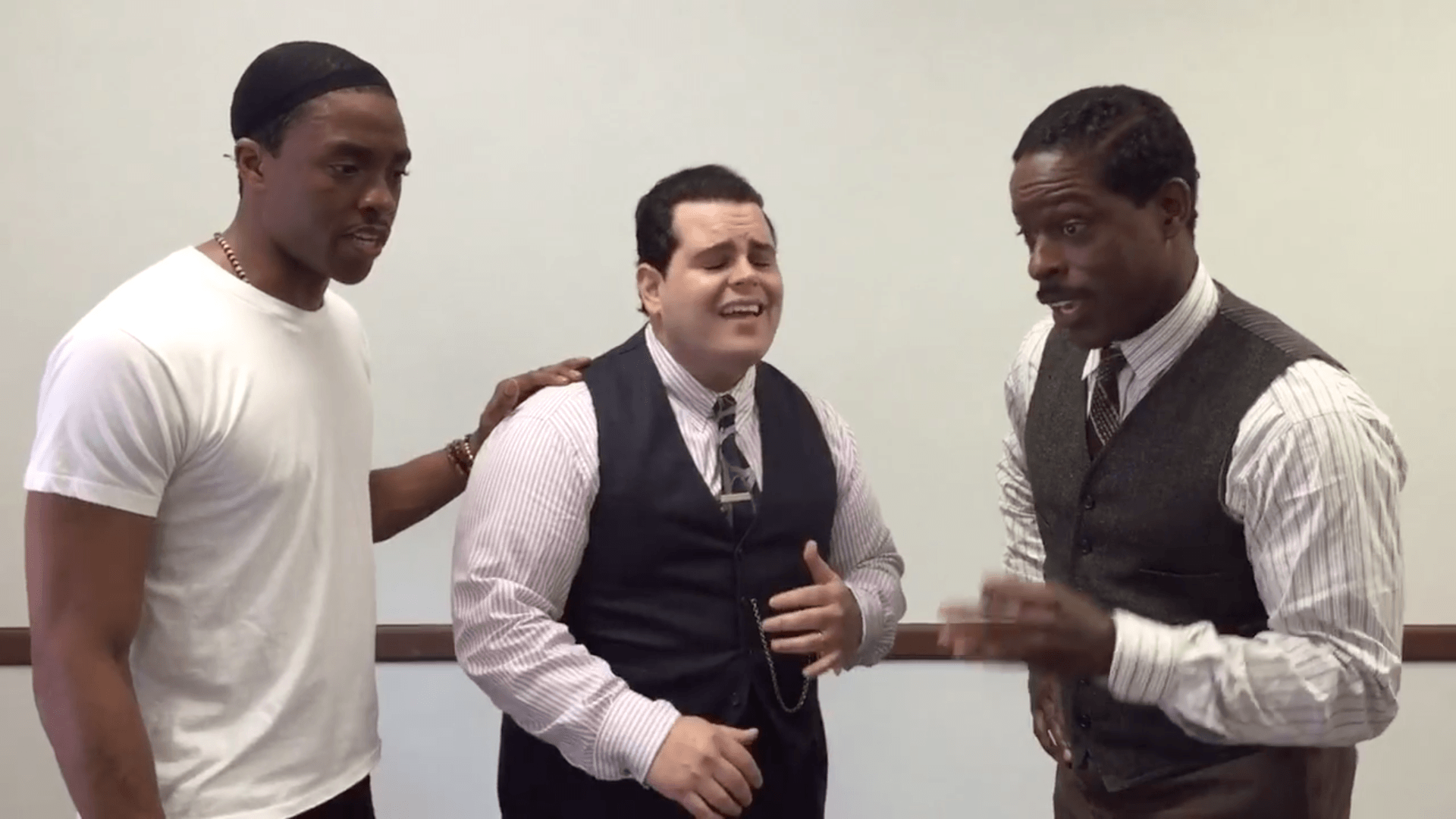 Video Sterling K. Brown, Josh Gad And Chadwick Boseman Sing Boyz