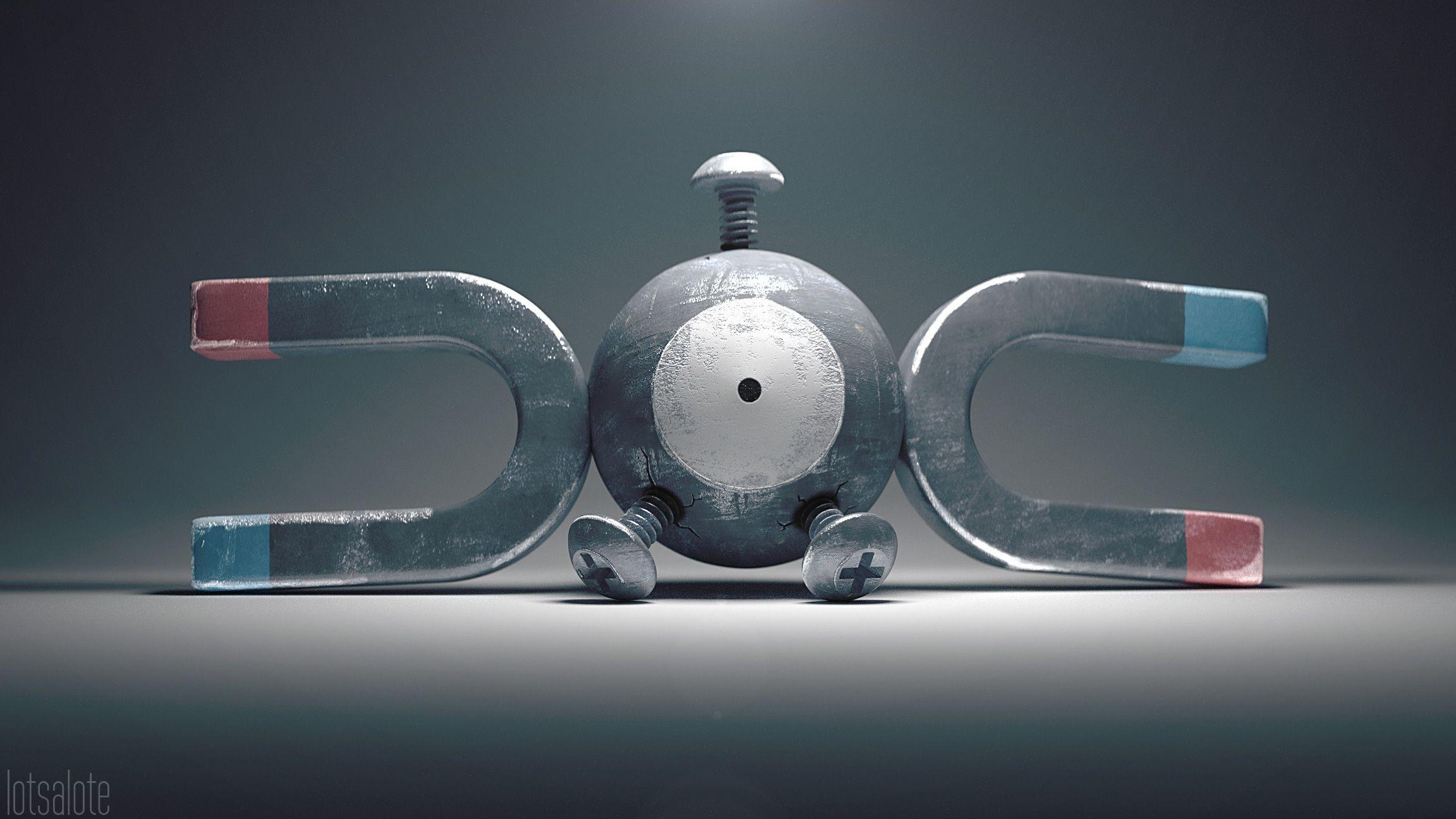 Magnemite Full HD Wallpaper and Background Imagex1296