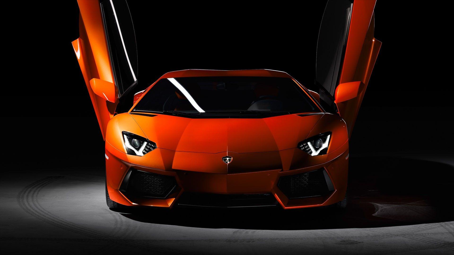 Lamborghini Aventador 2013 Orange Wallpaper HD. HD Wallpaper
