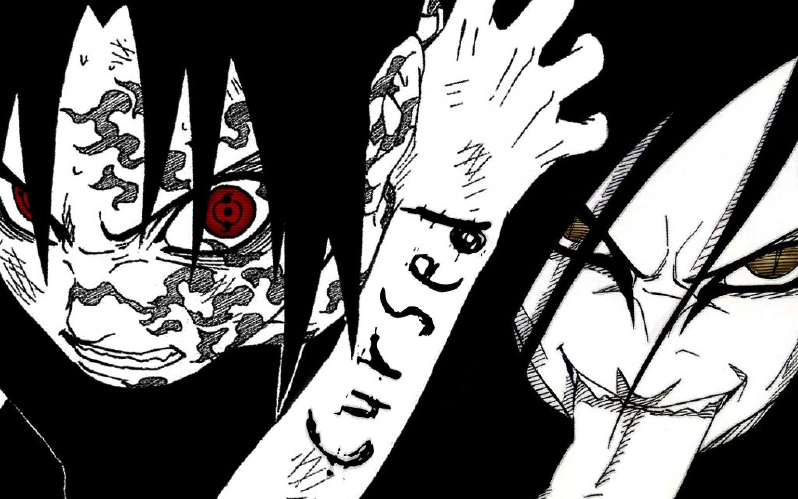 Wallpapers Sharingan Sasuke Naruto Shippuden Orochimaru Curse Mark.