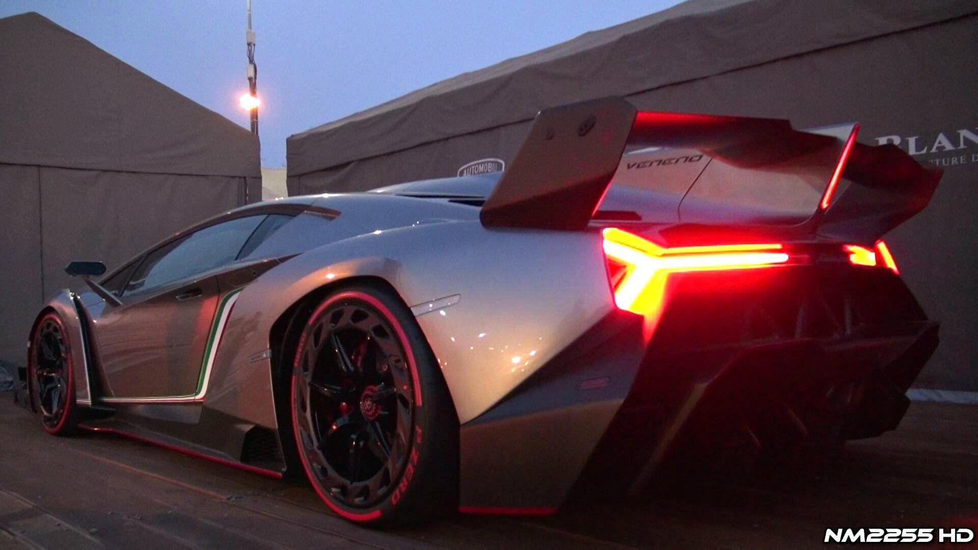 Lamborghini Veneno SOUND Up and REVS!!