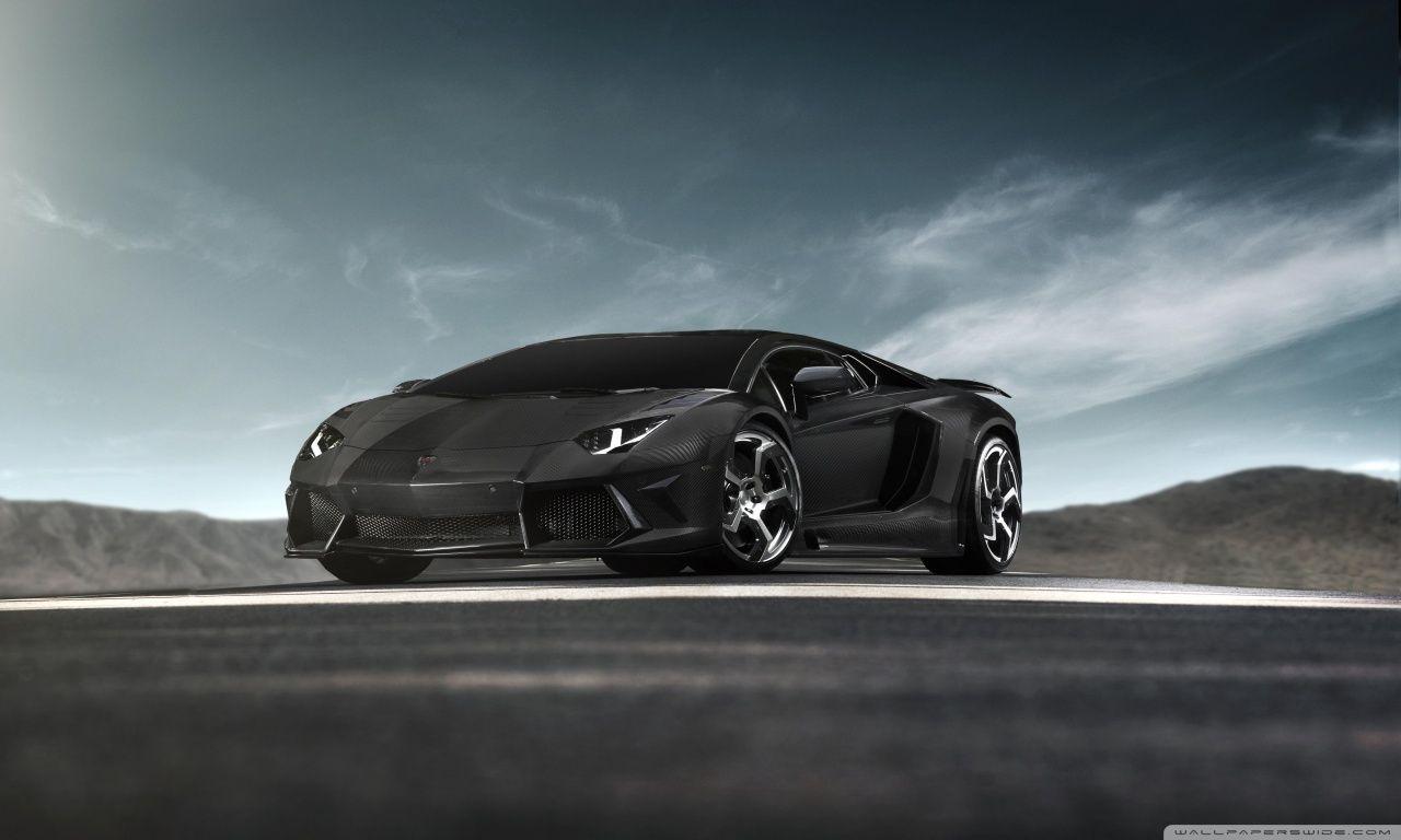 Black Lamborghini Aventador Supercar ❤ 4K HD Desktop Wallpaper