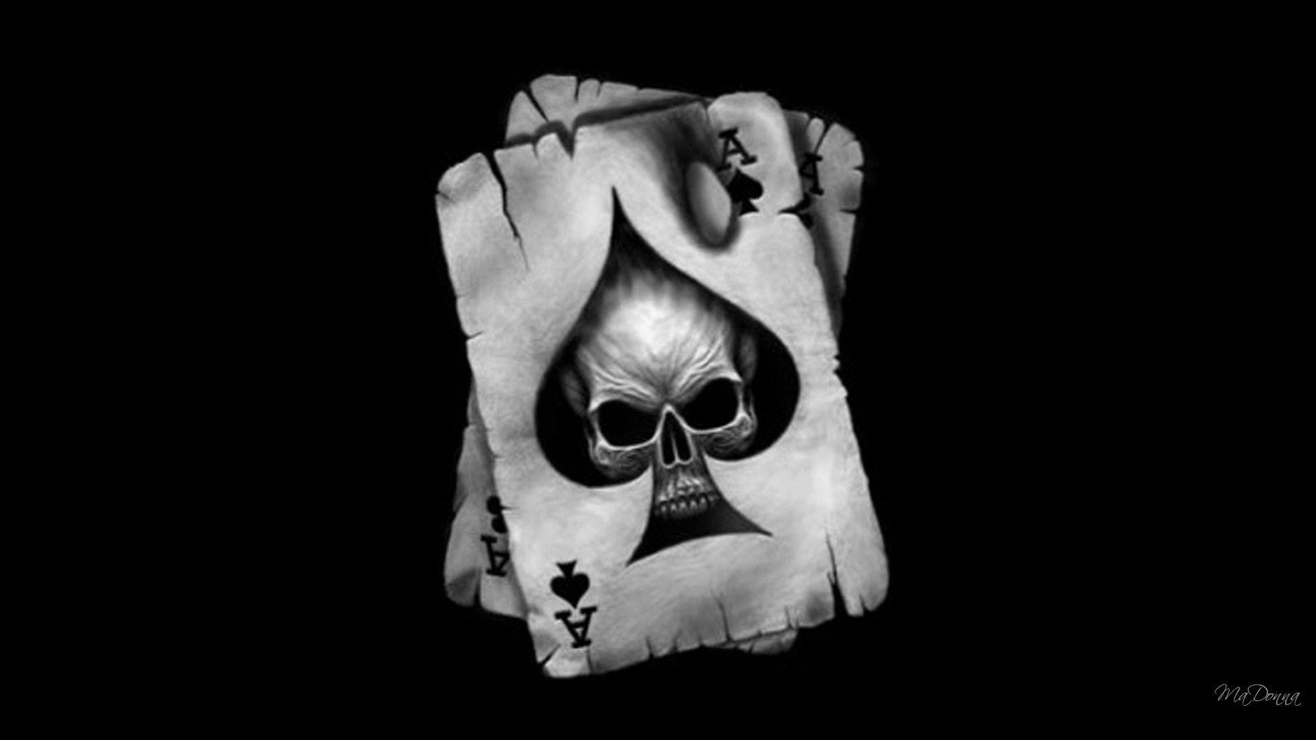 Skull Ace Of Spades Wallpaper. Game Wallpaper HD