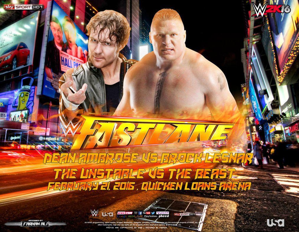 Wwe Fastlane 2016 HD Wallpaper