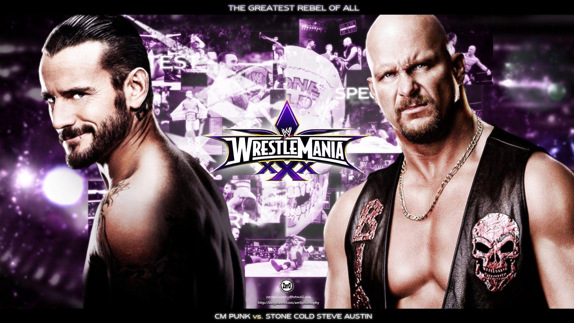 Stone Cold Vs CM Punk WrestleMania 30