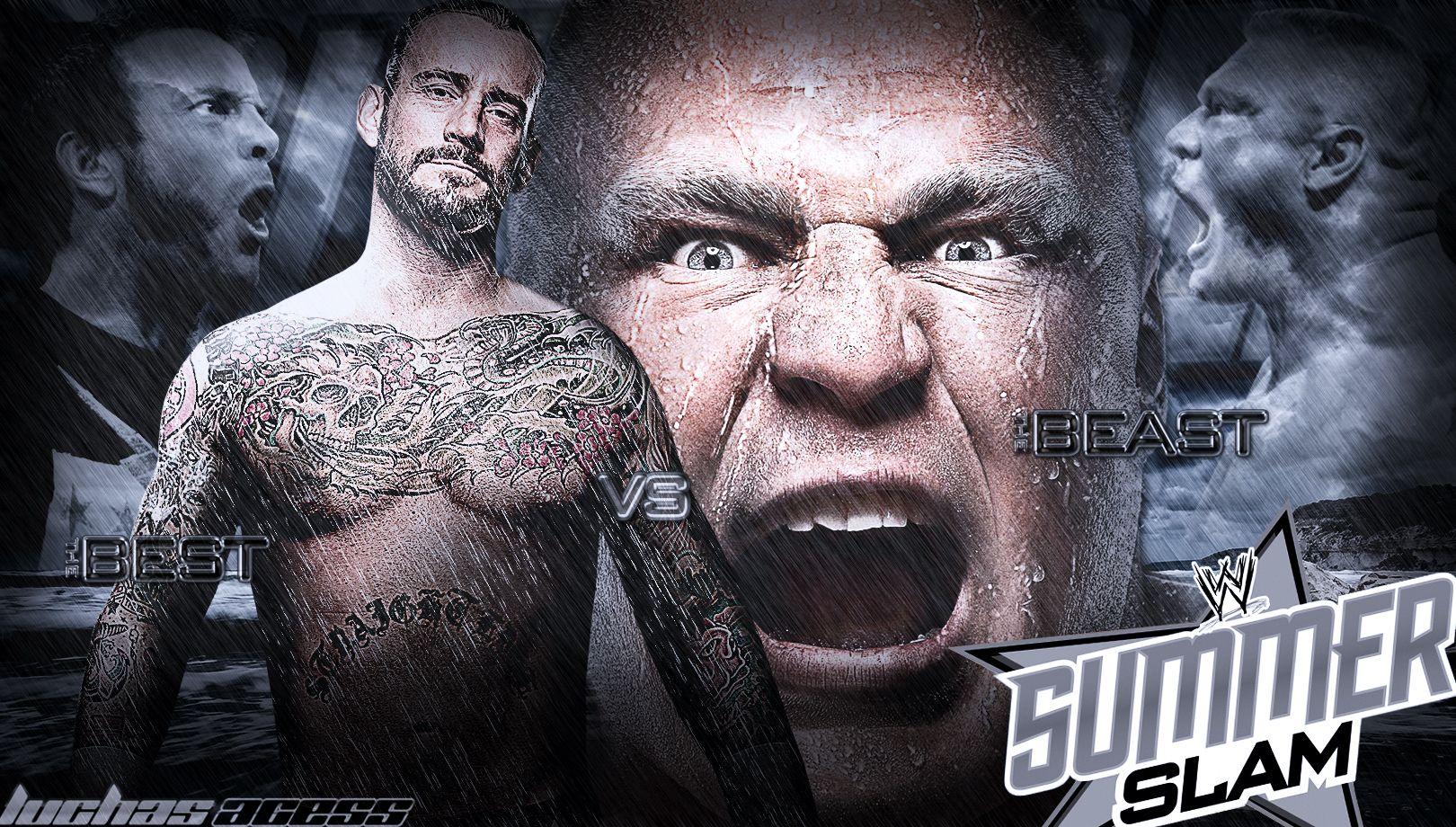 Brock Lesnar vs CM Punk (Summerslam 2013)