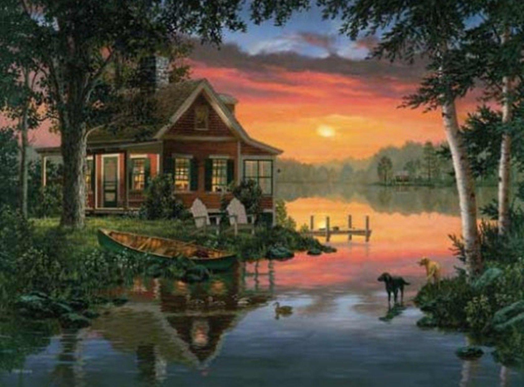 Sky: Peace Sky House Quiet Place River Beautiful Picture Quotes