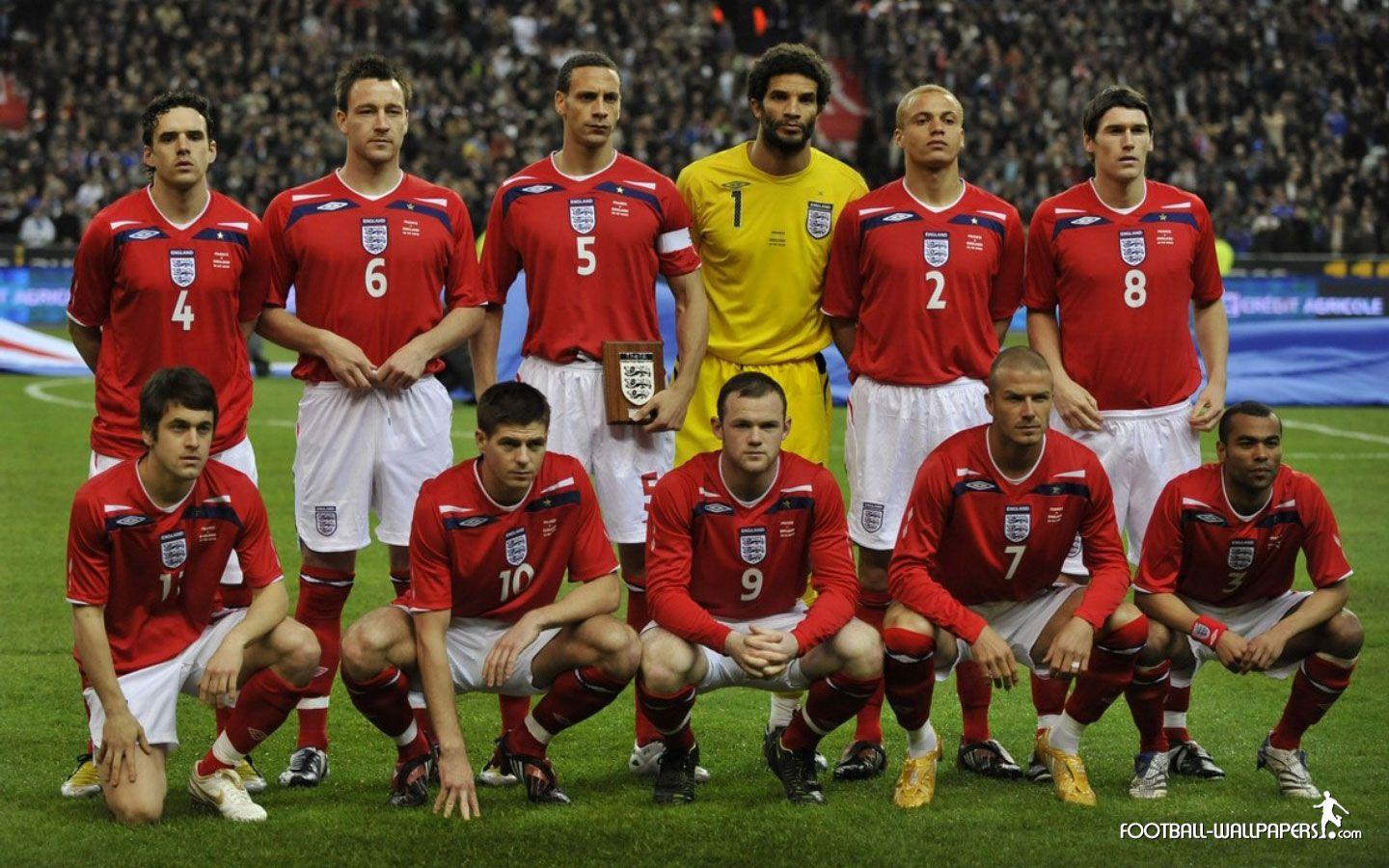 England national soccer team. I love Soccer. England