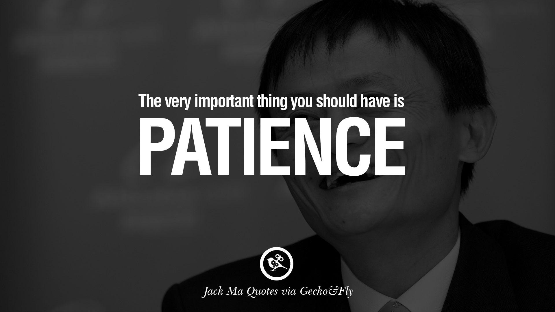 Jack Ma Quotes on Entrepreneurship, Success, Failure