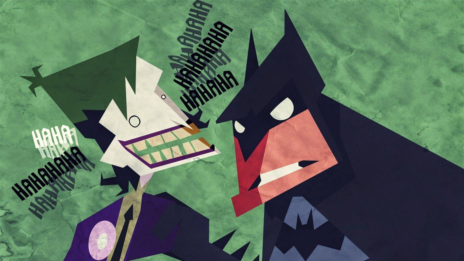 Batman Vs Joker Abstract Cartoon Wallpaper Free Cartoon Wallpaper
