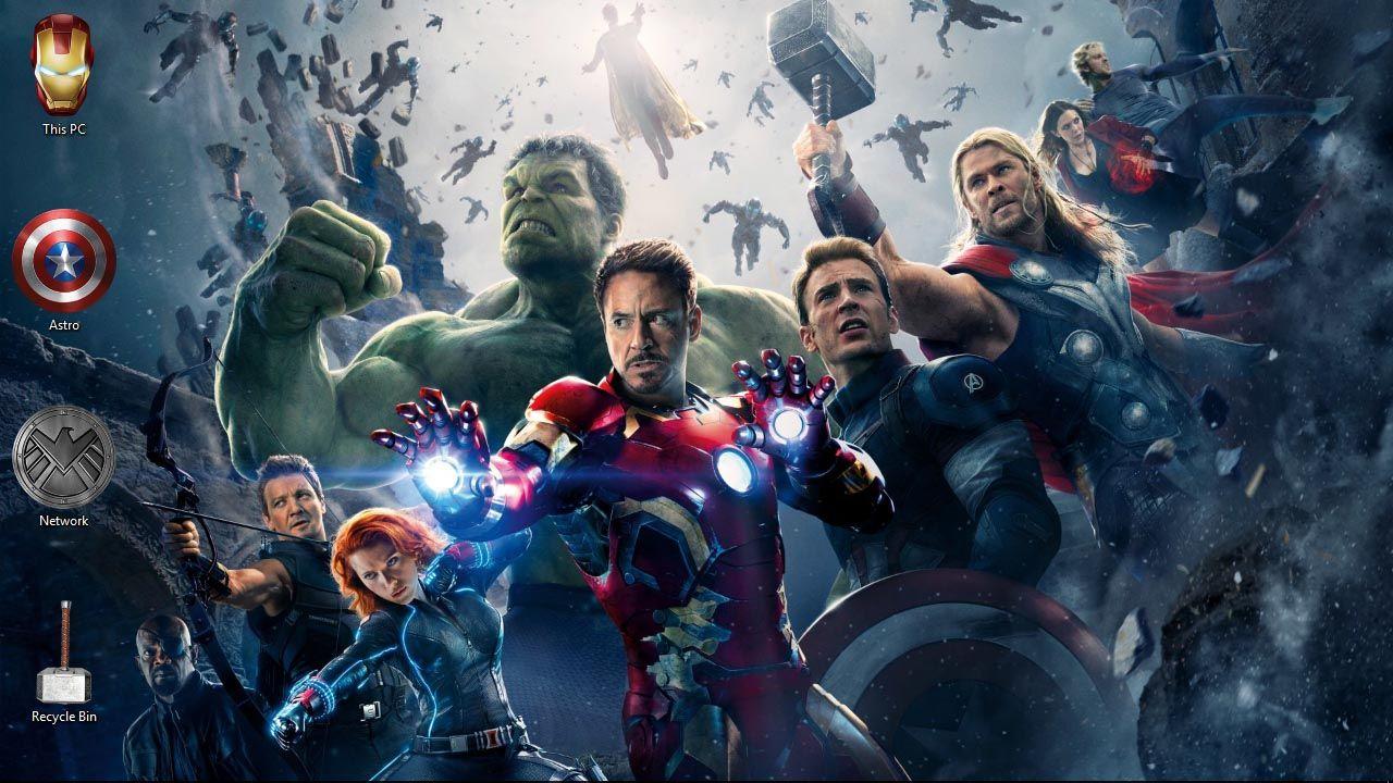 Marvel Movie Theme for Windows 10