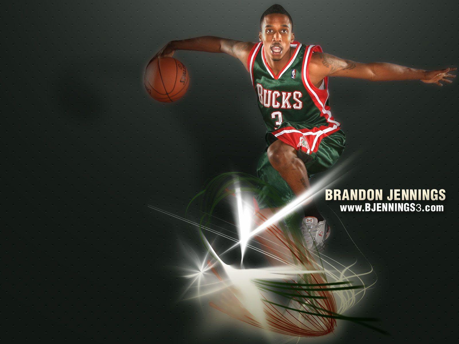 Brandon Jennings Bucks Wallpaper. Basketball Wallpaper at