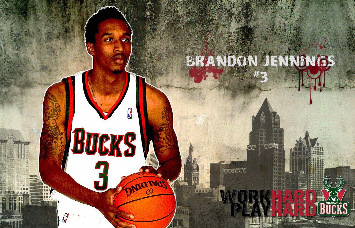 Brandon Jennings Bucks 1440×900 Wallpaper. Basketball Wallpaper