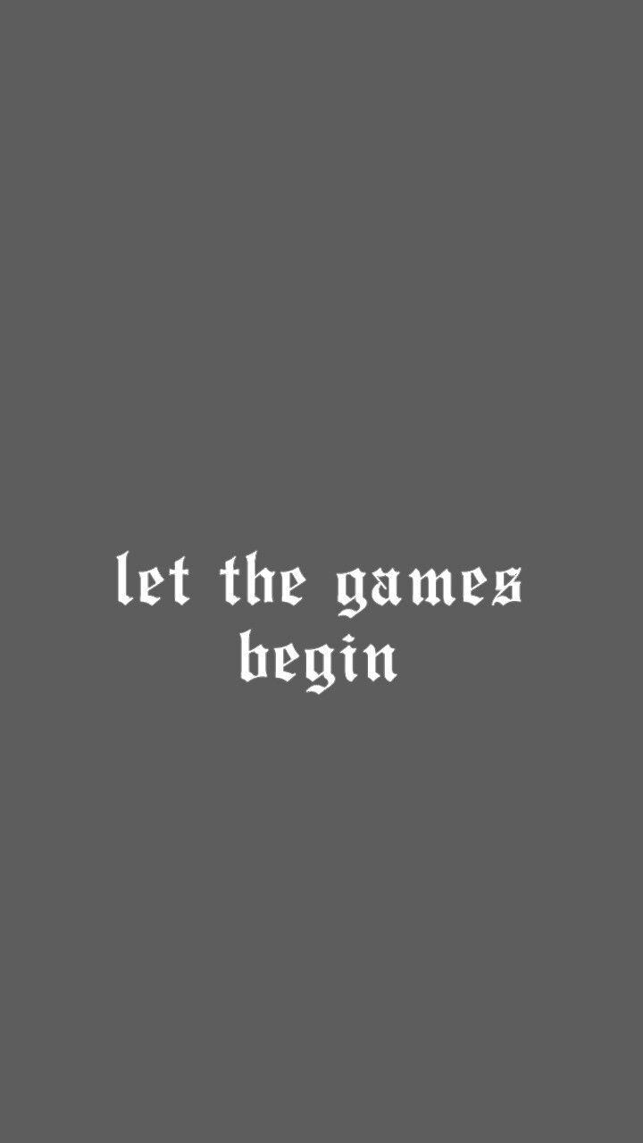 Taylor Swift - Let the games BEGIN.