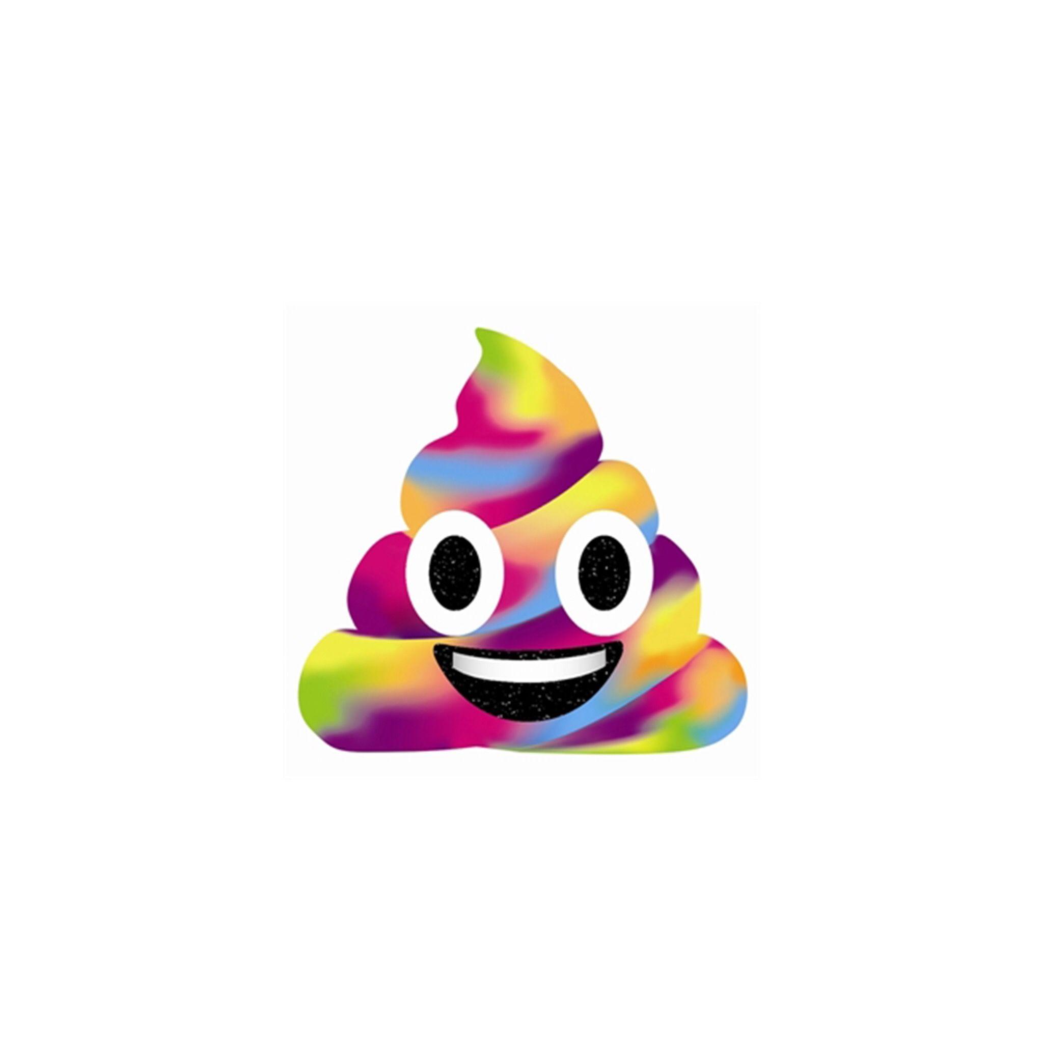 Rainbow poop emoji. random stuff. Emoji and Rainbows