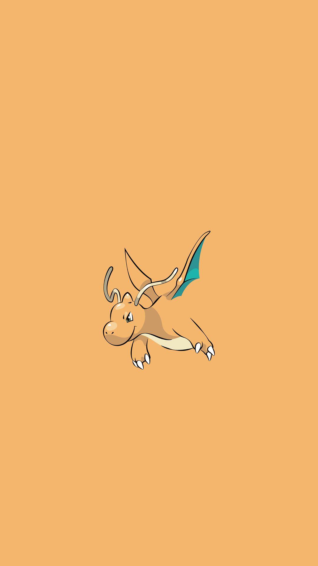 Dragonite Pokemon Character iPhone HD Wallpaper (1)