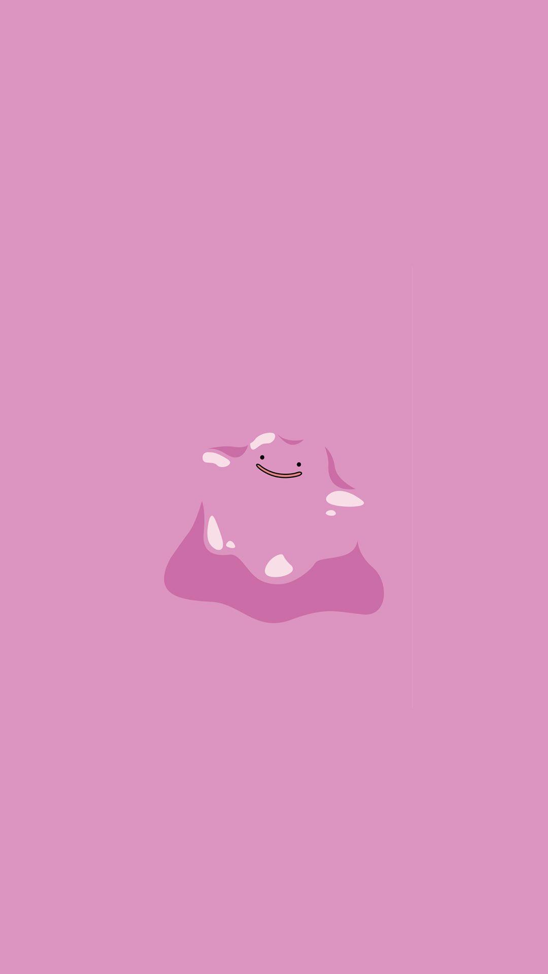 Ditto Pokemon Character iPhone HD Wallpaper