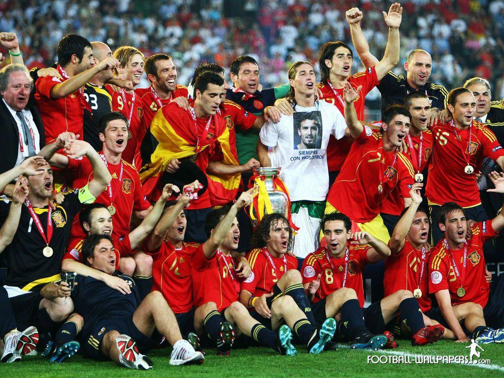 Euro 2008 Spain National Team 1024x768 Wallpaper: Players, Teams