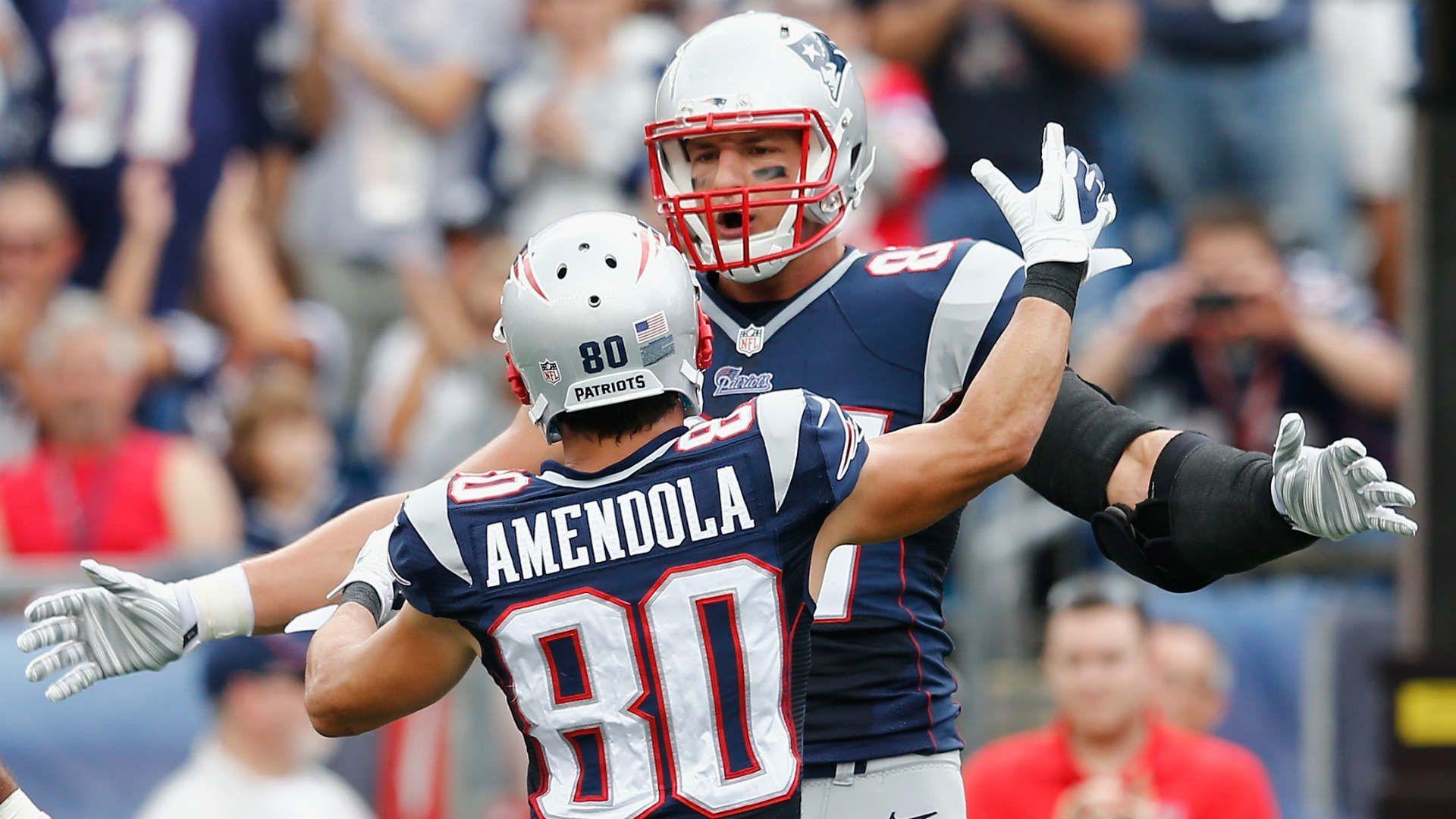 Patriots to have both Rob Gronkowski, Danny Amendola vs. Texans