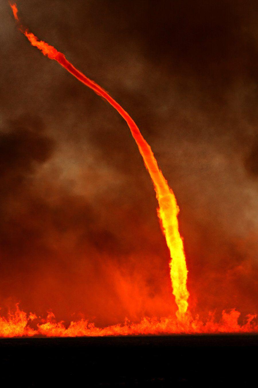 bluepueblo via munan15 Tumblr: Fire Tornado, Oklahoma photo