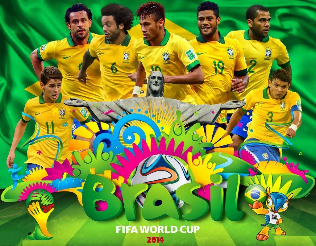 Brazil National Football Team Google Meet Background 5