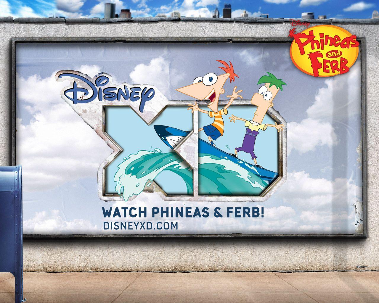 Phineas and Ferb Disney XD 1280x1024