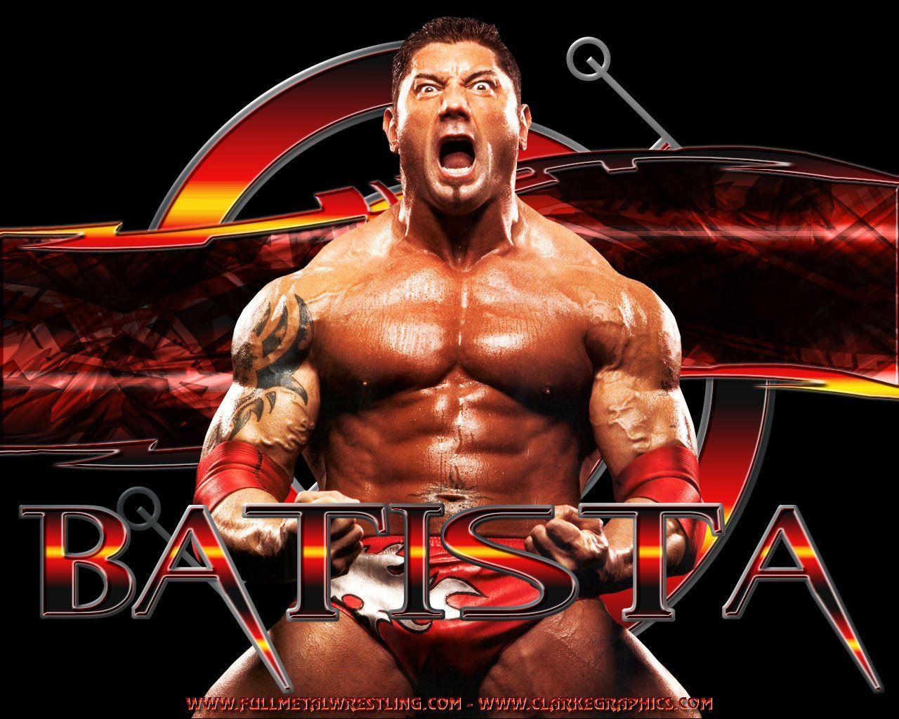 WWE Batista HD Wallpaper: WWE Batista The Animal Wallpaper