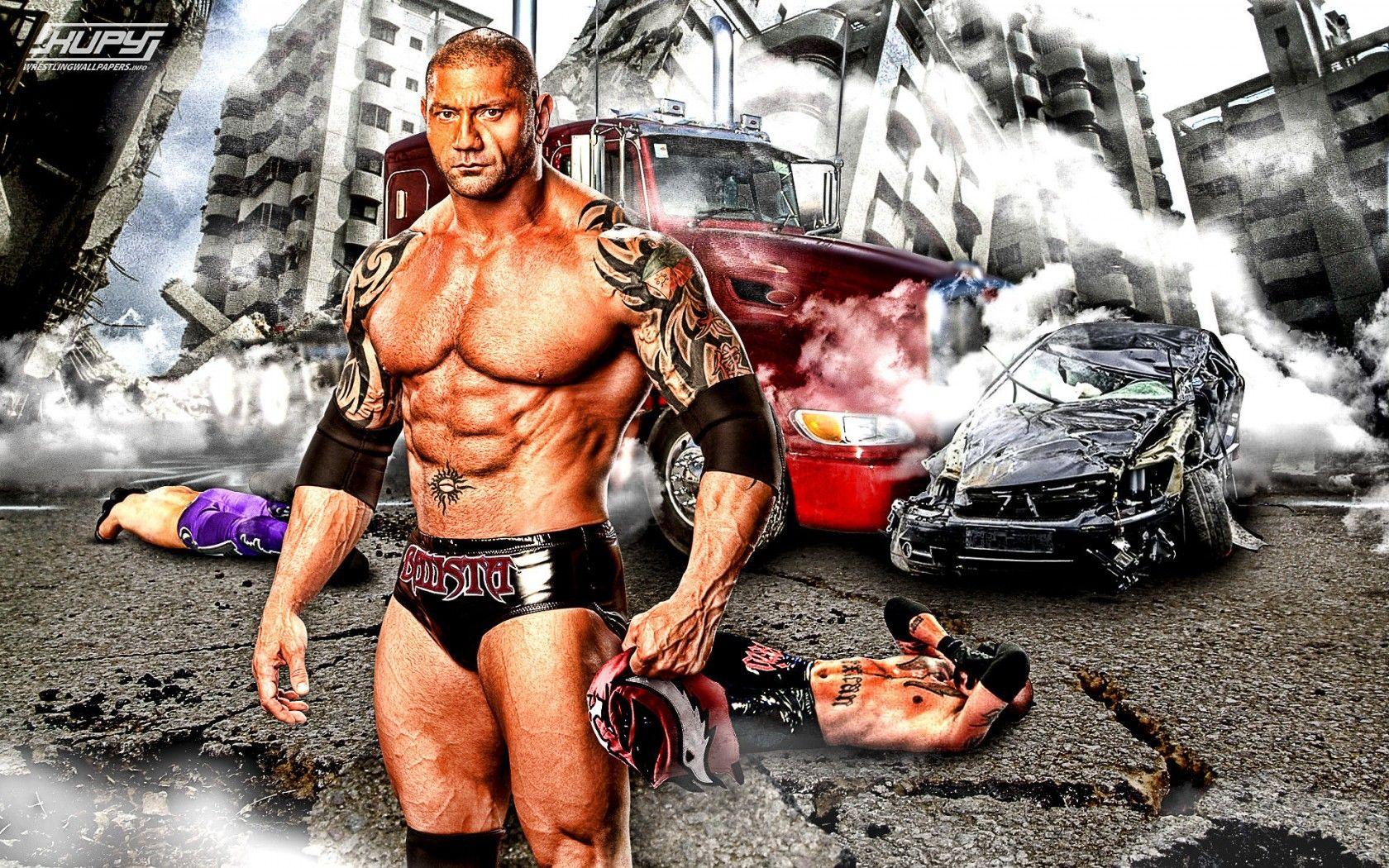 WWE Batista HD Wallpaper. Wwe Batista. WWE, Wwe