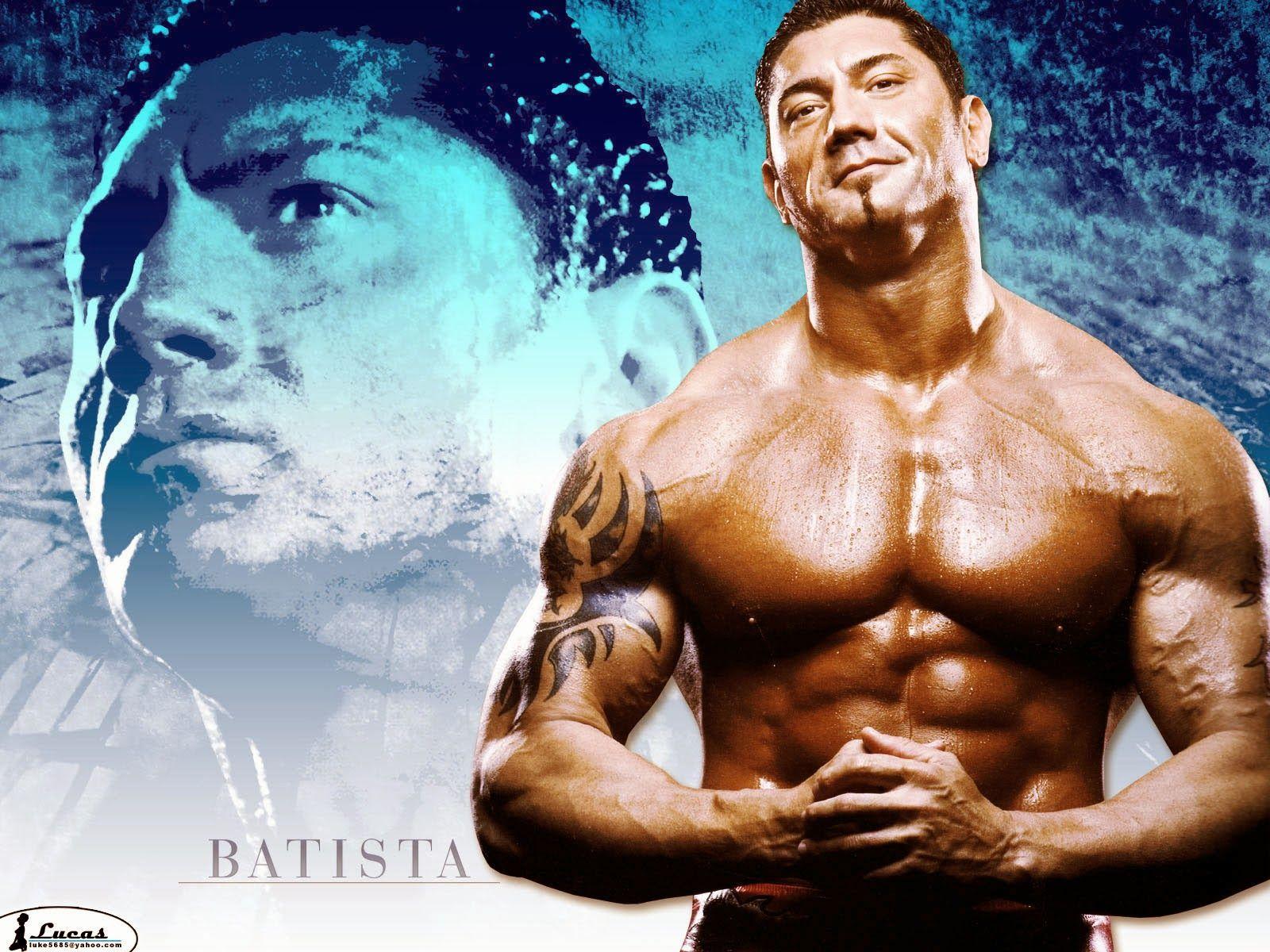 Full HD Desktop Wallpaper: WWE Star Dave Batista HD Wallpaper