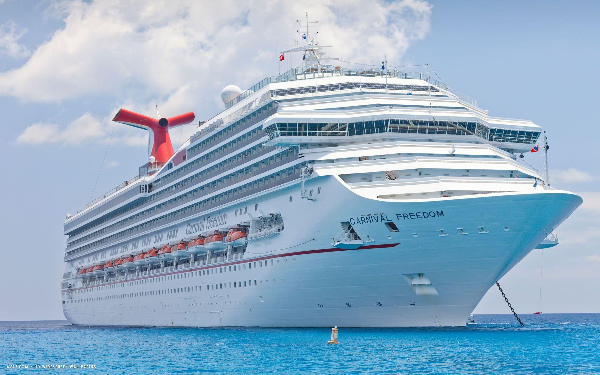 carnival freedom cruise ship HD widescreen wallpaper / cruise