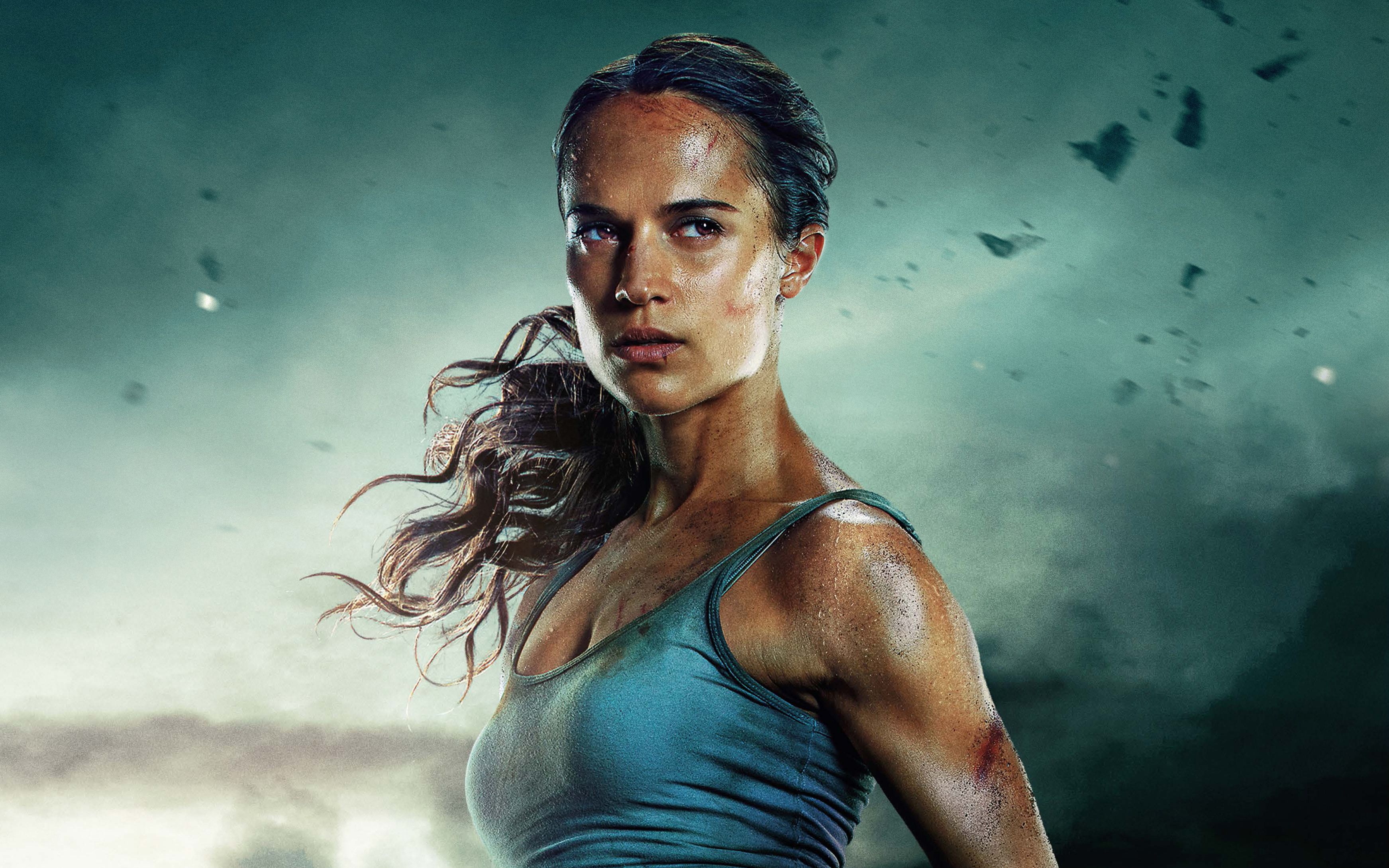 Alicia Vikander as Lara Croft in Tomb Raider Wallpaper. HD