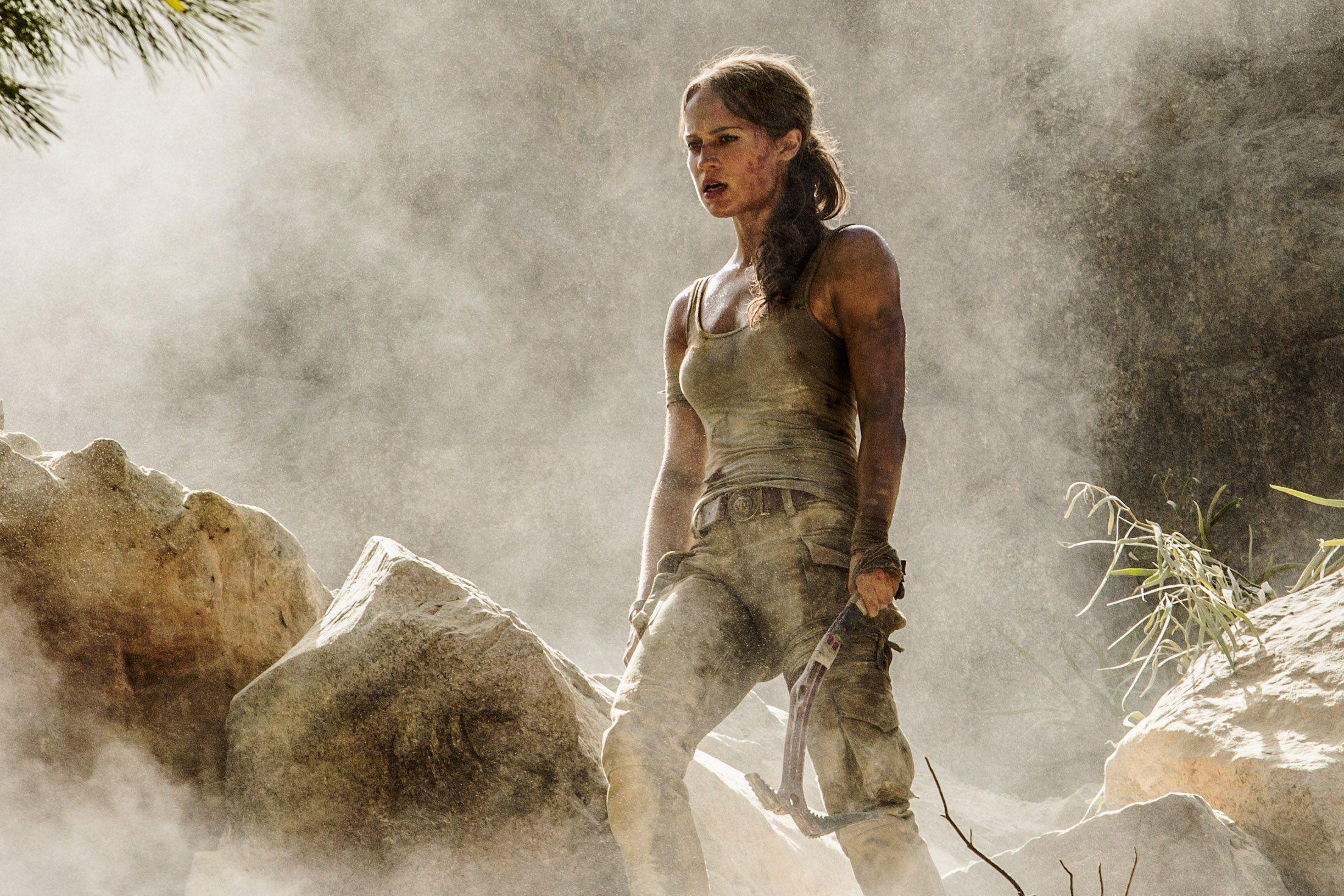 Wallpaper Tomb Raider, Alicia Vikander, Lara Croft, Movies