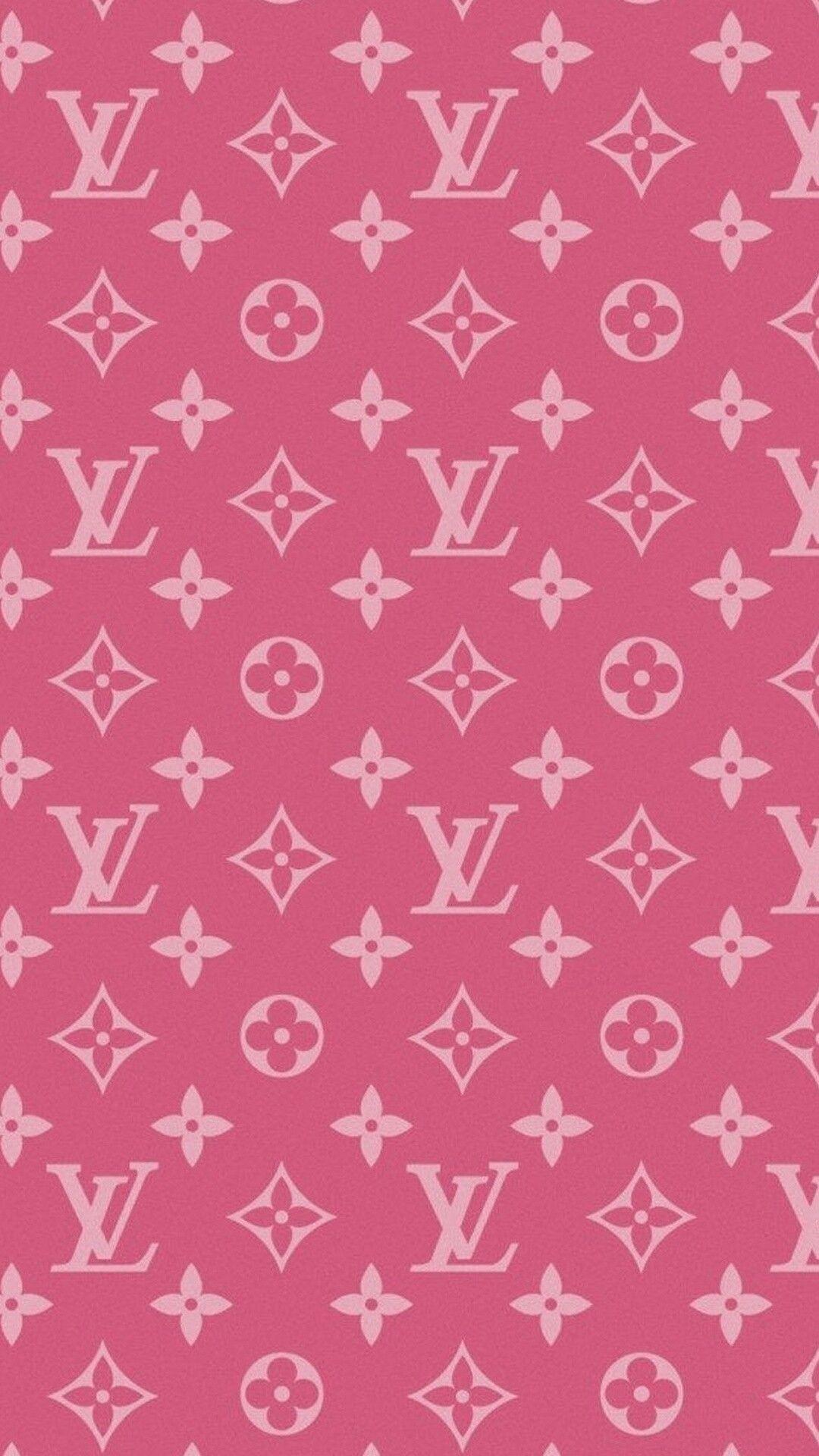 Download Red Supreme Logo Louis Vuitton Wallpaper