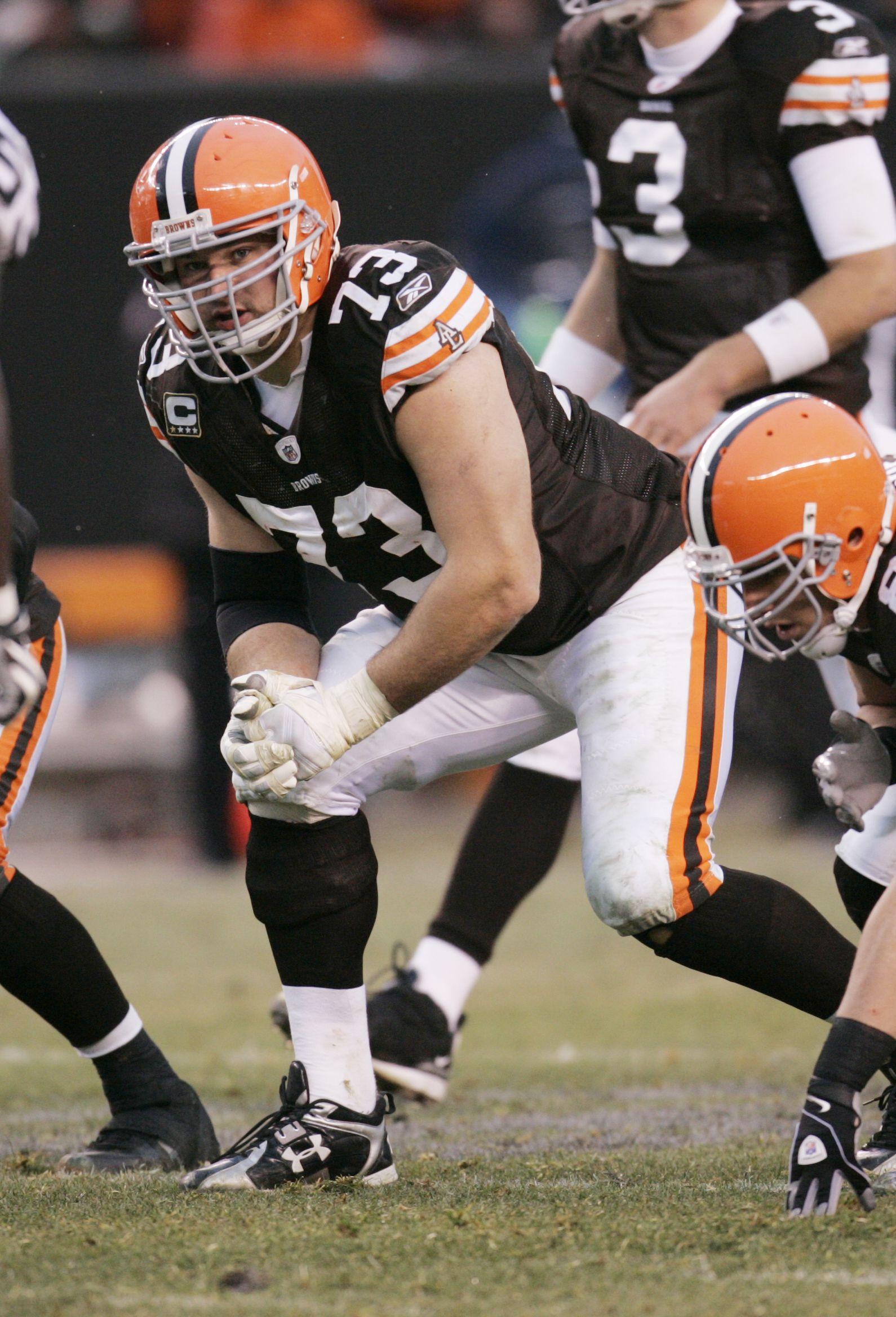 Joe Thomas of the Cleveland Browns. NFL. Cleveland