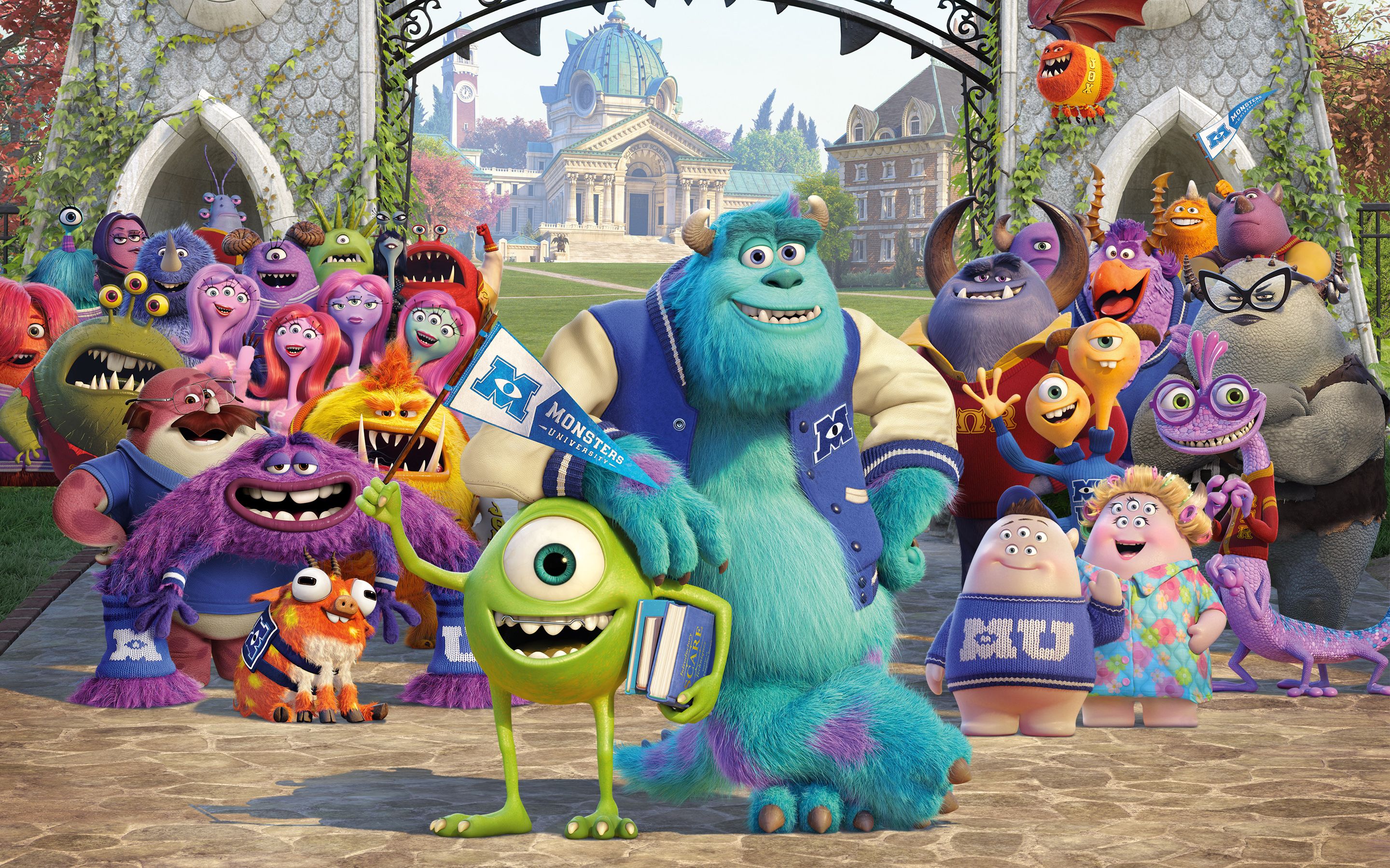 Monsters University 3D Movie Wallpaper Movie Wallpaper Cartoons