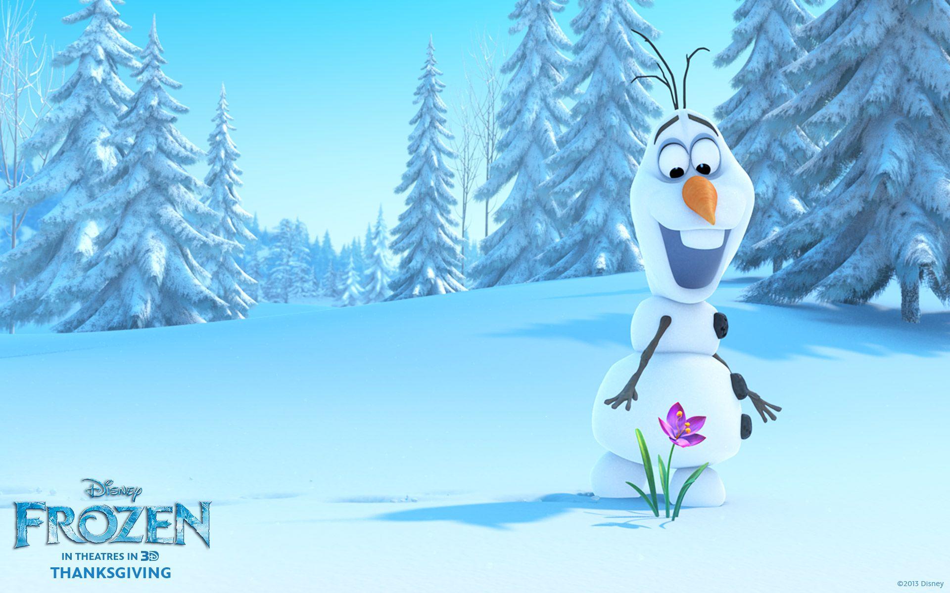 Olaf From Frozen Full HD Wallpaper