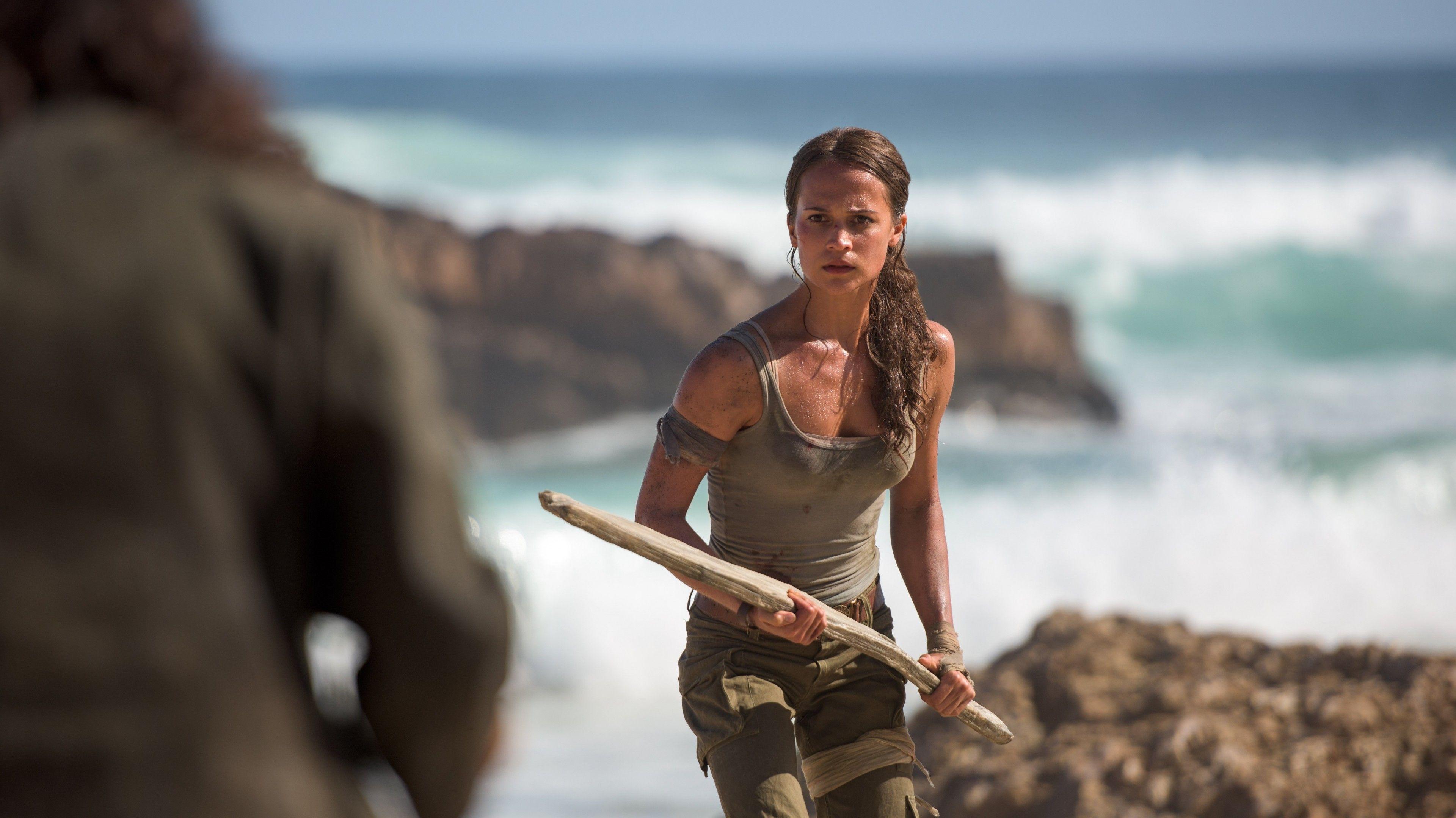 Wallpaper Alicia Vikander, Tomb Raider, Lara Croft, 2018, 5K