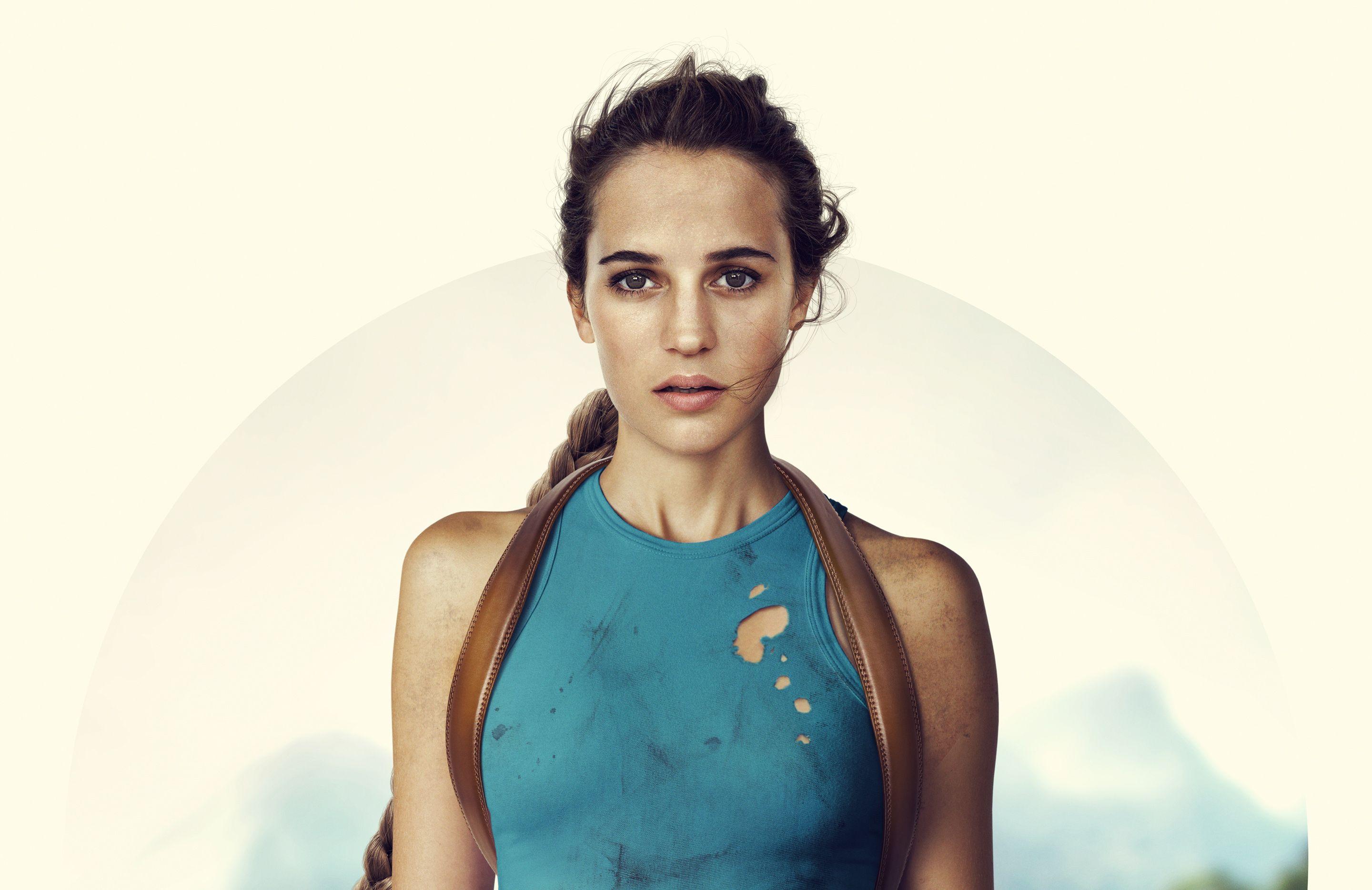 Wallpaper Tomb Raider, Alicia Vikander, Lara Croft, HD, 2018