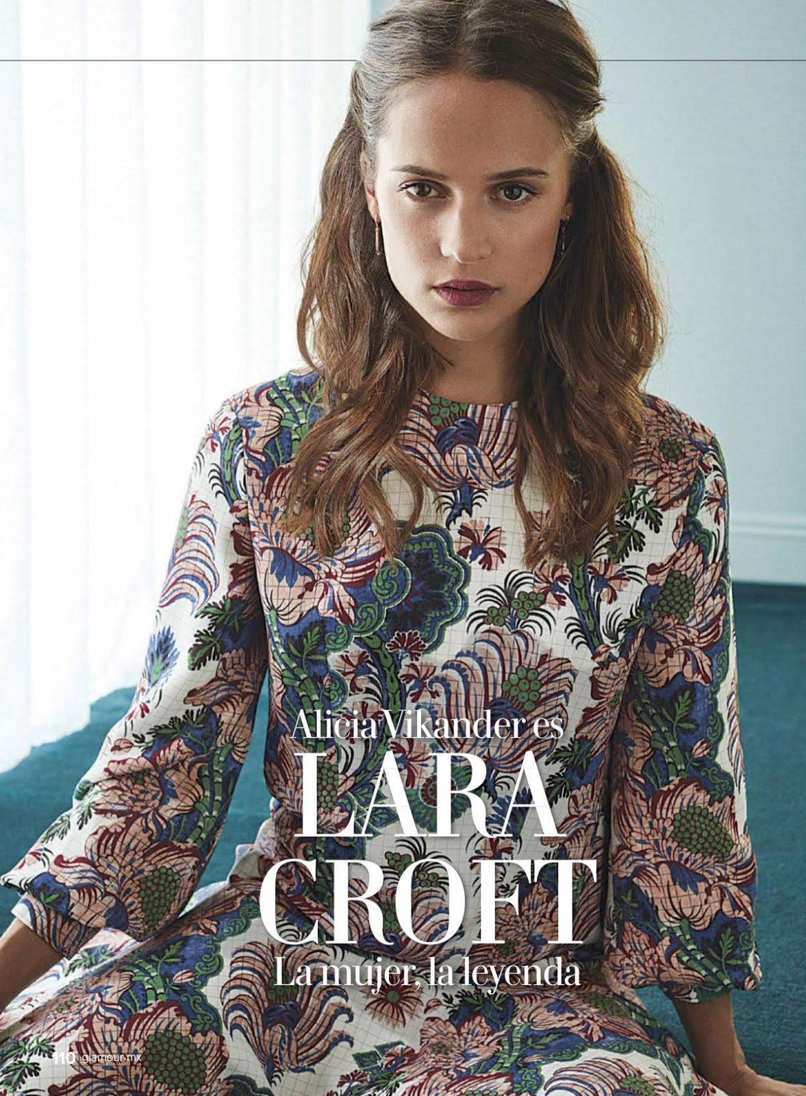 Alicia Vikander In Glamour Magazine Mexico March 2018
