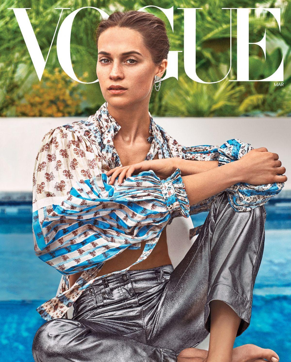 Alicia Vikander In Vogue Magazine March 2018