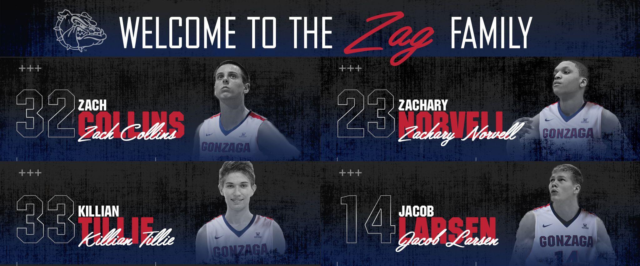 GoZags.com MBB Inks Four to NLI in Early Signing Period