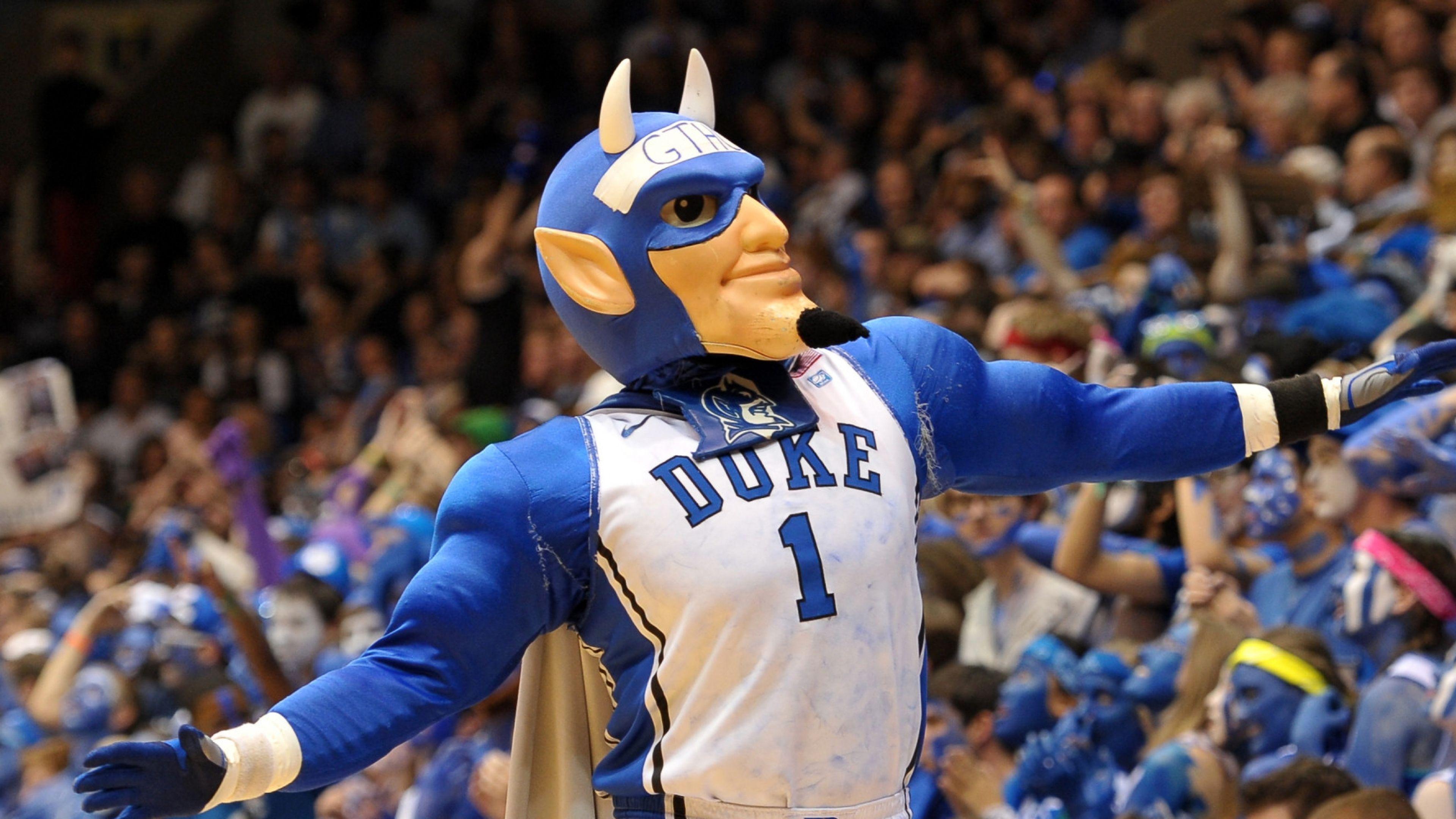 Download Wallpaper 3840x2160 Duke blue devils, Mascot, Basketball