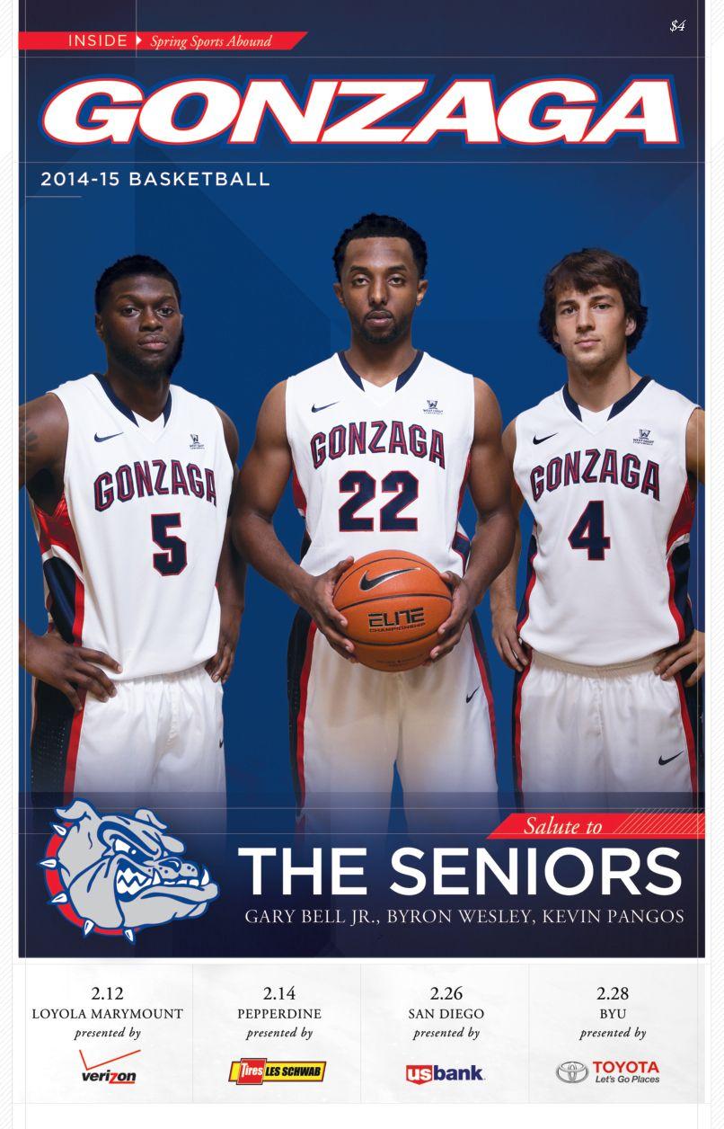 The Official 2015 16 Gonzaga Men's Basketball Program Vs. Loyola