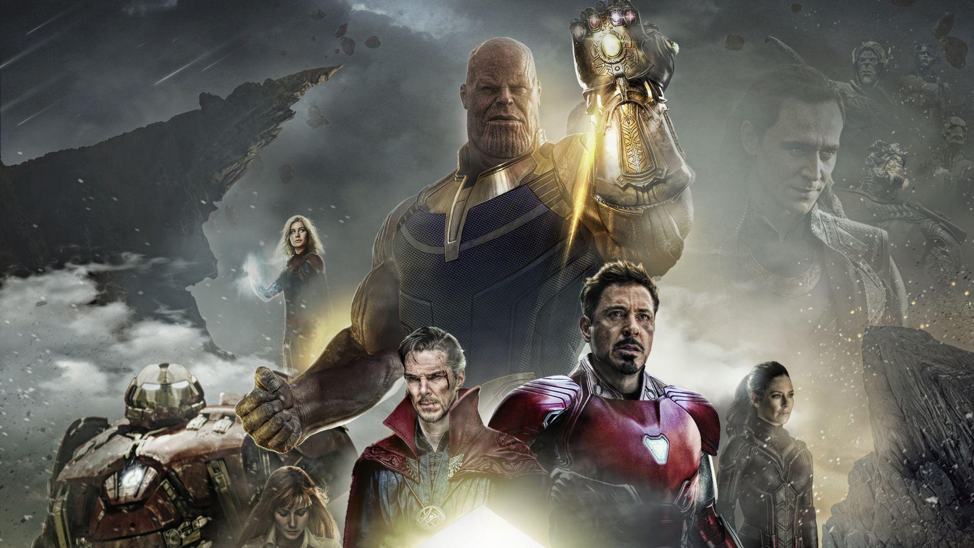 Avengers Infinity War 2018 Poster Fan Made Laptop Full