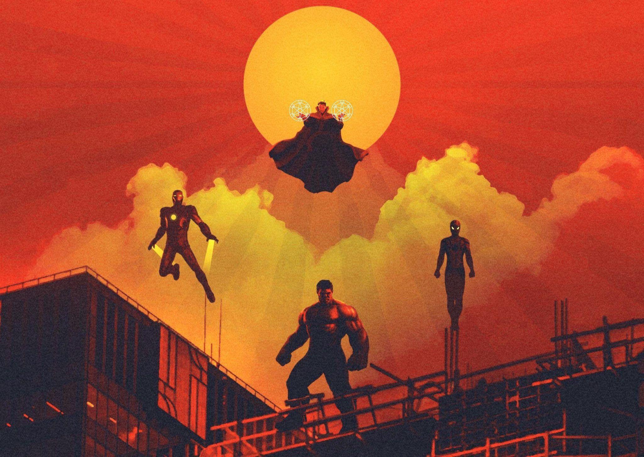 Avengers Infinity War 2018 Poster Wallpaper